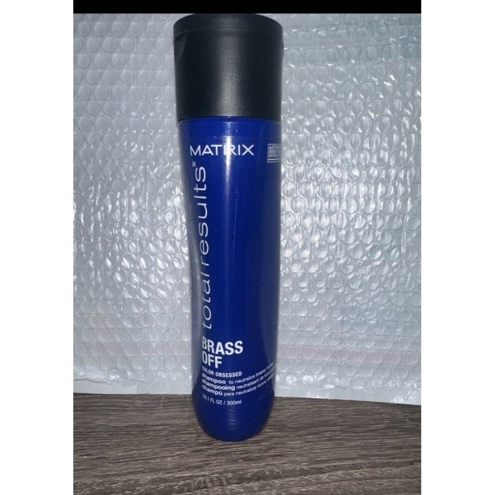 Matrix Total Results Brass Off Shampoo Blue Toning Hair Care Neutralizing